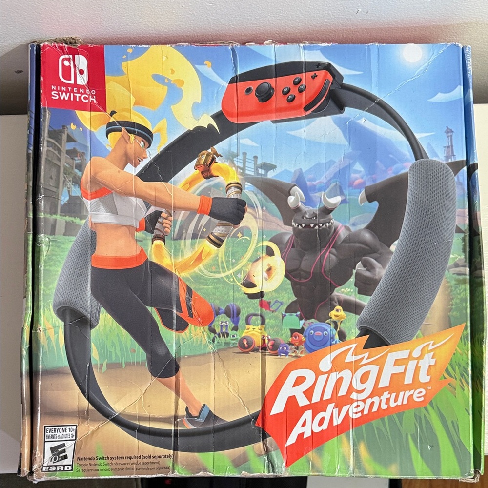 Nintendo Ring Fit Adventure with Black Ring and Game - Picture 5 of 6